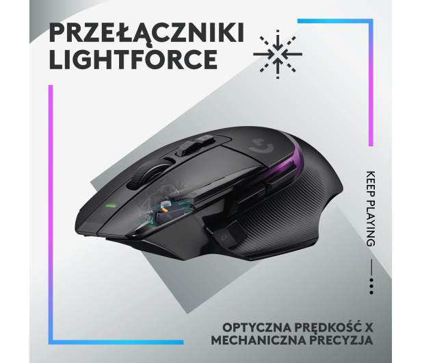 LOGITECH G502 X PLUS Czarna - 1066485 - zdjęcie 11